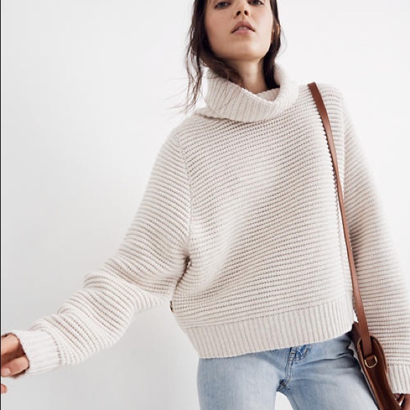 Madewell Sweaters - Madewell side-button turtle neck sweater